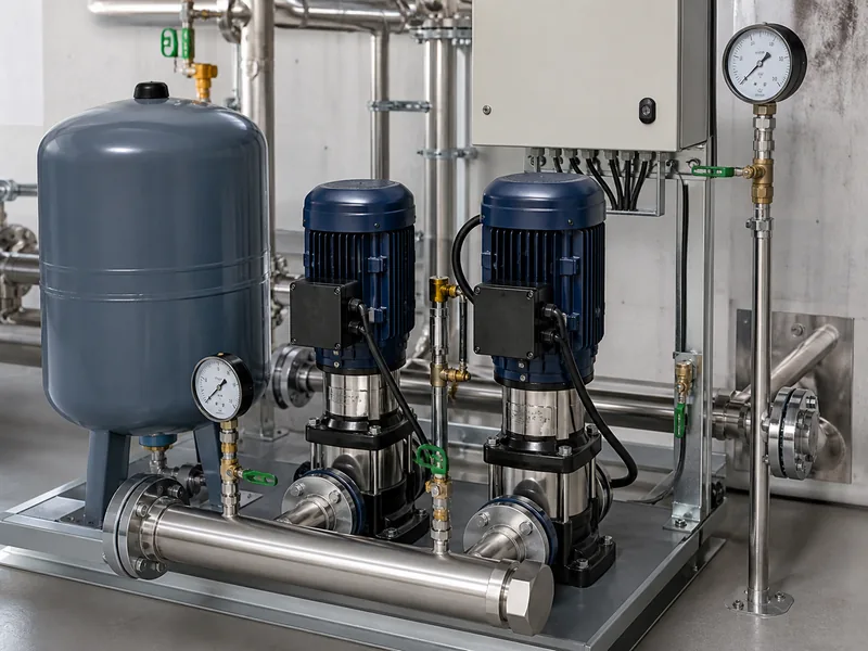 ASLAN POMPA pumping and pressure system installation